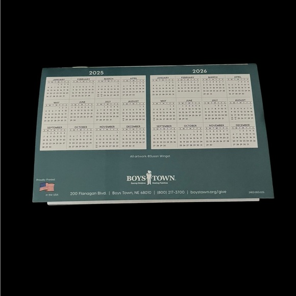 Boys Town 2025 Planner & Calendar Susan Winget 3 Piece Bundle Lot NEW UNUSED - Picture 10 of 10